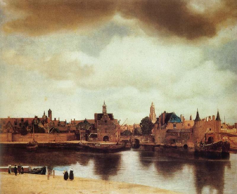 Jan Vermeer View of Delft